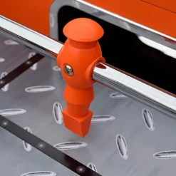 Hathaway Trailblazer 56-Inch Foosball Table with Electronic Scoring Black/Orange