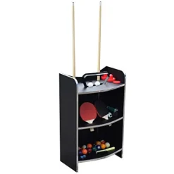 Hathaway Triple Threat 6-ft 3-in-1 Multi Game Table Black