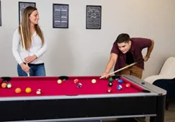 Hathaway Triple Threat 6-ft 3-in-1 Multi Game Table Black