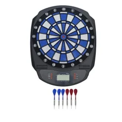 Hathaway Ventura 55-in Foosball Table with Bonus Electronic Dart Board Blue