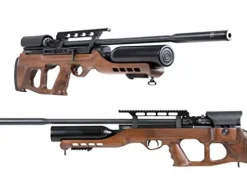 Hatsan AirMax .22 Cal Air Rifle Bundle with 250ct Pellets and 100 Paper Targets Black