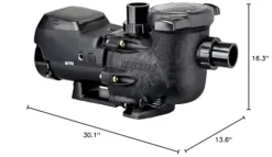Hayward Pool Pump 1.85 HP (W3SP3202VSP) Black