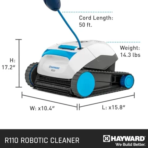 Hayward R110 Robotic Pool Cleaner 2024 Blue