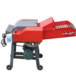 HayWHNKN Chaff Cutter Straw Corn Cutter Pulverizer Red