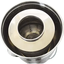 HayWHNKN Electric Salad Spinner 5.5 Gallon Stainless Steel Silver