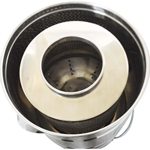 HayWHNKN Electric Salad Spinner 5.5 Gallon Stainless Steel Silver