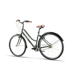Head Groove Belt Drive Comfort Hybrid Bike Green