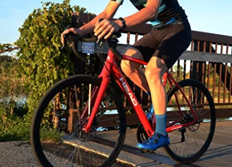 HEAD Pava 22 Speed Aluminum Road Bicycle with Carbon Fork Red