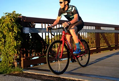 HEAD Pava 22 Speed Aluminum Road Bicycle with Carbon Fork Red