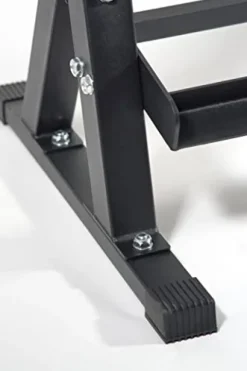 Healthy You Rubber Hex Dumbbell Complete Package Set 5-50 lbs With Rack