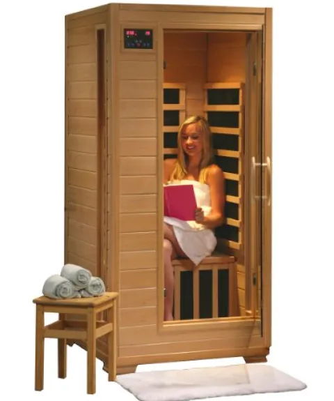 Heat Wave Buena Vista SA2402 1 Person Infrared Sauna with 5 Carbon Heaters