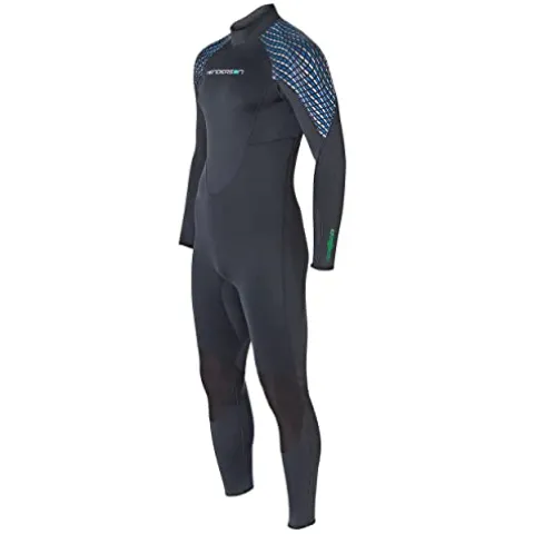 Henderson Mens 5mm Greenprene Back Zip Full Wetsuit Black