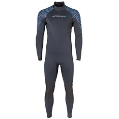 Henderson Mens 5mm Greenprene Full Wetsuit Black/Blue/Silver LT