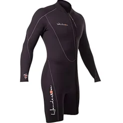 Henderson Thermoprene Long Sleeve Shorty/Jacket 7mm Scuba Wetsuit Black