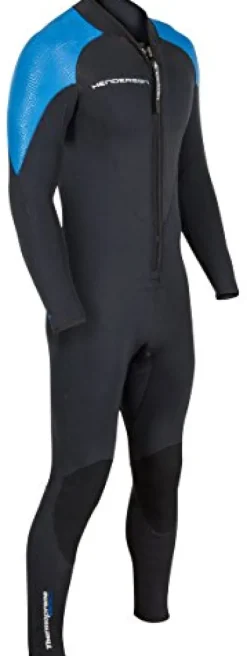 Henderson Thermoprene Pro Men’s Front Zip Jumpsuit Black/Blue XL