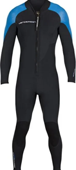 Henderson Thermoprene Pro Men’s Front Zip Jumpsuit Black/Blue XL