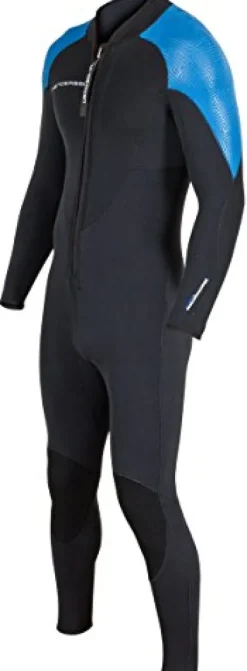 Henderson Thermoprene Pro Men’s Front Zip Jumpsuit Black/Blue XL