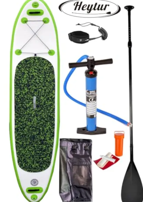 HEYTUR Surf Boards Stand Up Paddleboard and Bodyboard White