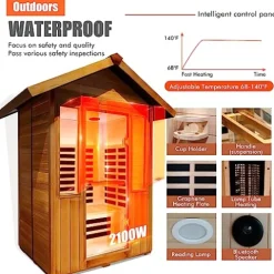 HFYee Lawrence Sauna Natural