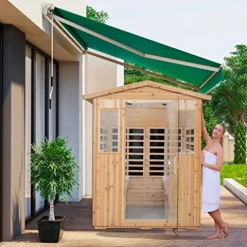 HFYee 4-Person Infrared Sauna Natural