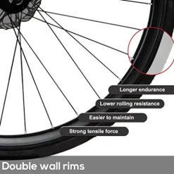HH HILAND Hiland Road Bike 700c Racing Bike City Commuter Bicycle with 14 Speeds Drivetrain 60cm White