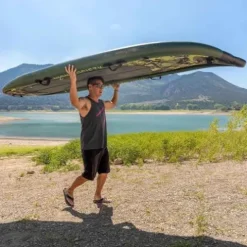 High Society Shadowcaster Premium Inflatable Paddle Board Package 11ft Sportsman Green