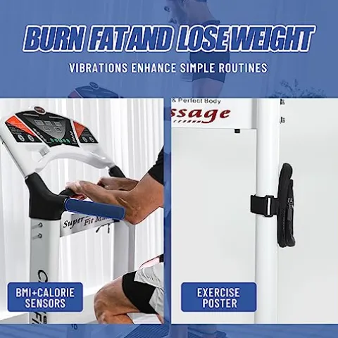 HNLIY Vibrating Plate Workout Machine Black