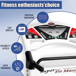 HNLIY Vibrating Plate Workout Machine Black