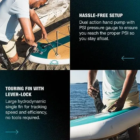 HO Sports Tarpon Inflatable Paddleboard iSUP Multi-color