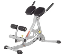 HOIST Fitness Adjustable Hyperextension Roman Chair Platinum