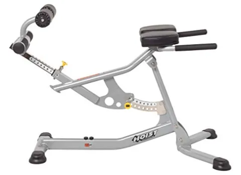 HOIST Fitness Adjustable Hyperextension Roman Chair Platinum