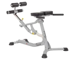 HOIST Fitness Adjustable Hyperextension Roman Chair Platinum