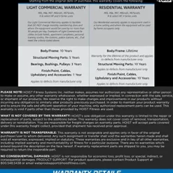 HOIST FITNESS Weight Bench Platinum