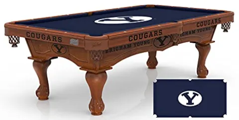 Holland Bar Stool Co. Brigham Young 8′ Logo Pool Table