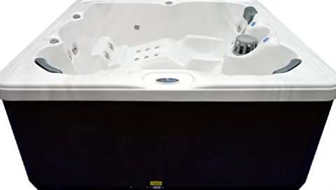 Home and Garden Spas 5 Person 51 Jet Spa with Stainless Jets and Ozone System Included Sterling White