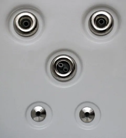 Home and Garden Spas 5 Person 51 Jet Spa with Stainless Jets and Ozone System Included Sterling White