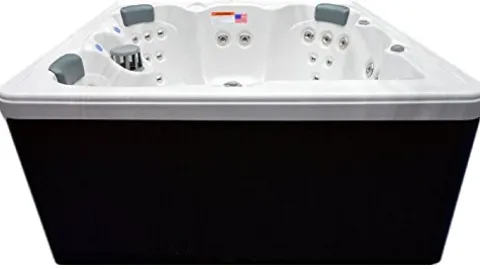 Home and Garden Spas 5 Person 51 Jet Spa with Stainless Jets and Ozone System Included Sterling White