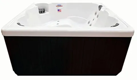 Home and Garden Spas Hudson Bay 6 Person 19 Jet Spa with Stainless Jets Ivory White