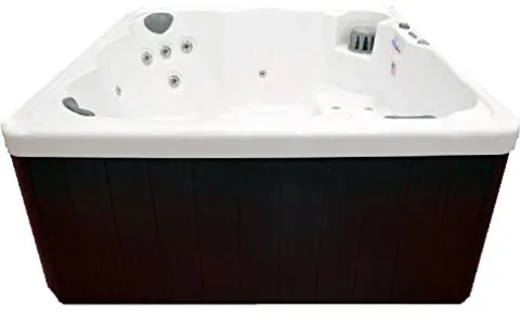 Home and Garden Spas Hudson Bay 6 Person 19 Jet Spa with Stainless Jets Ivory White