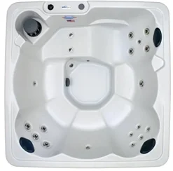 Home and Garden Spas Hudson Bay 6 Person 19 Jet Spa with Stainless Jets Ivory White