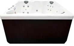 Home and Garden Spas Hudson Bay 6 Person 19 Jet Spa with Stainless Jets Ivory White