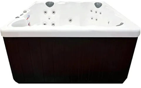 Home and Garden Spas Hudson Bay 6 Person 19 Jet Spa with Stainless Jets Ivory White