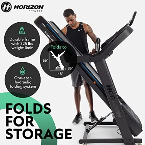 Horizon Fitness Studio Series Smart Treadmill Black