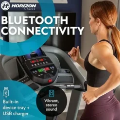 Horizon Fitness T101 Foldable Treadmill Black
