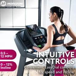 Horizon Fitness T202 Foldable Treadmill Black