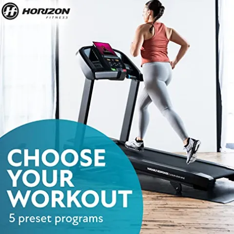 Horizon Fitness T101 Folding Treadmill Black