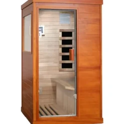 HOSAUNA Far Infrared Indoor Sauna for 1 Person with Control Panel