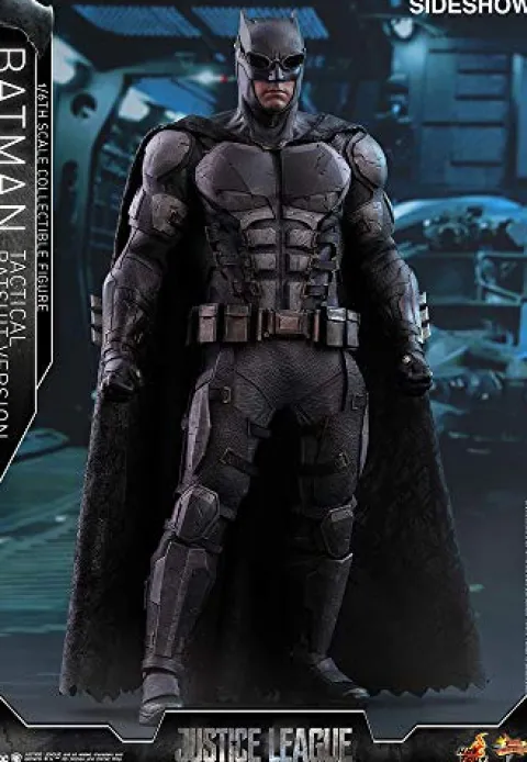 Hot Toys DC Comics Justice League Batman Tactical Batsuit 1/6 Scale Figure Grey