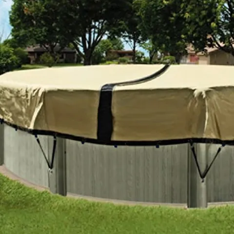 HPI Ultimate Winter Cover for 33-Foot Round Above-Ground Swimming Pools