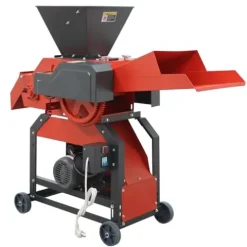 HQHAOTWU 4-Blade Hay Cutter and Kneading Machine Red